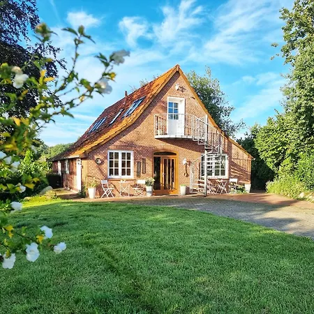 200 Jahre Altes Landhaus Mit Tieren Goldenstedt Exterior foto